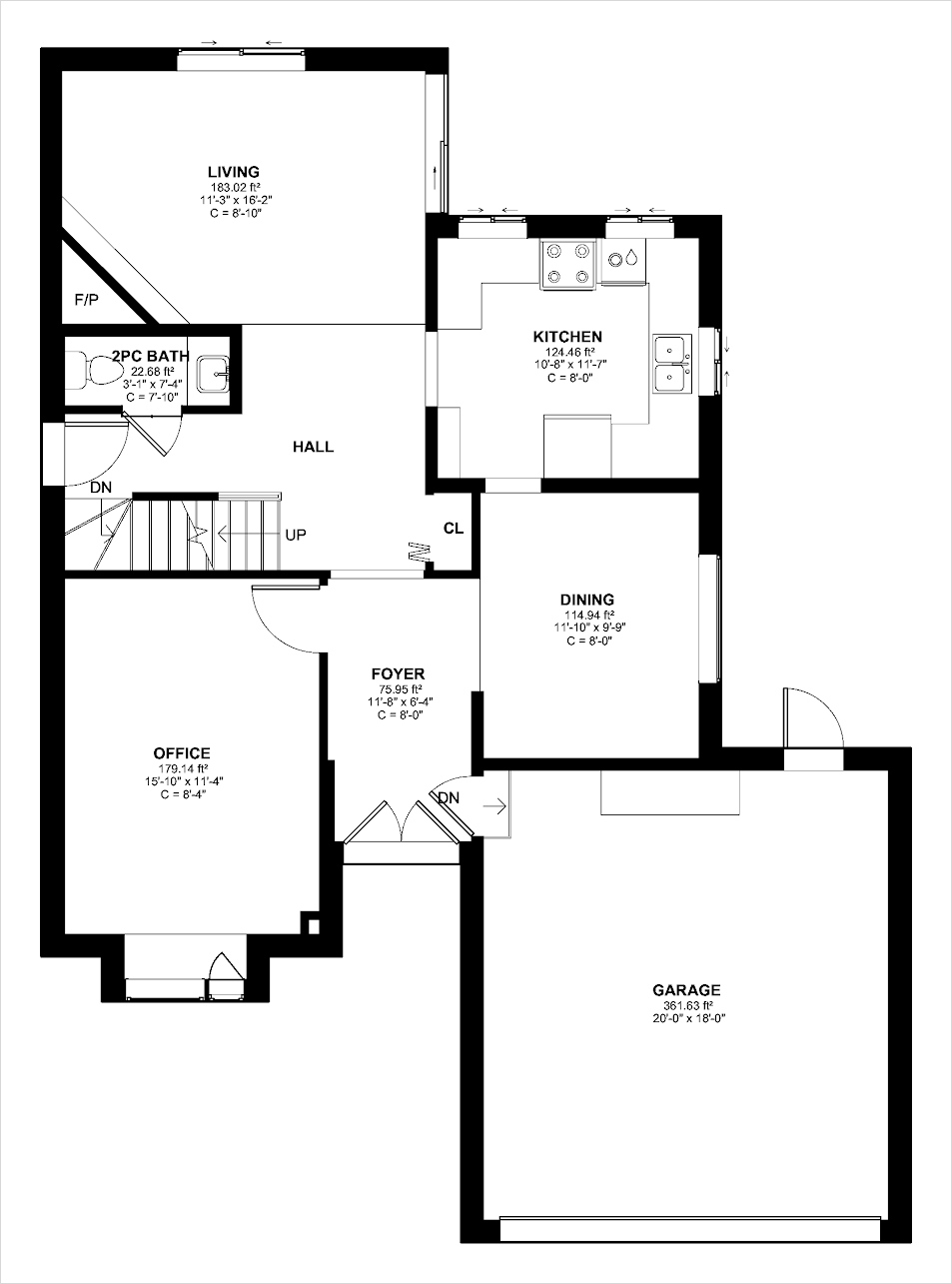 Commercial floor plan sample 1